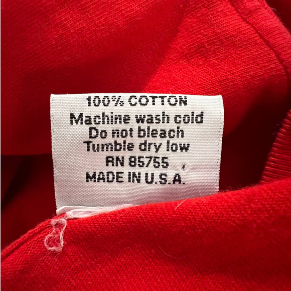 Too Cute T-shirt with Pooh Bear Piglet Tiger in Long Red Short Sleeve Size XL - Picture 5 of 5